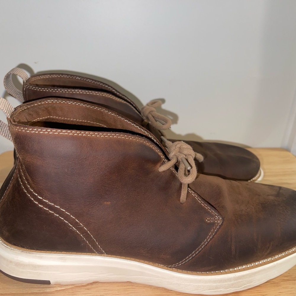 Cole Haan Brown Leather Chukka Boots